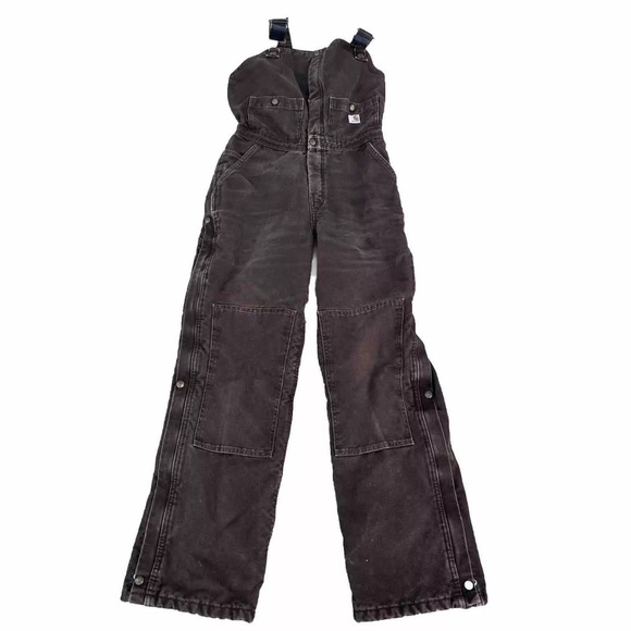Carhartt Pants - Vintage Carhartt Women's S(4/6) Regular Zeeland Quilted Insulated Bib Overalls